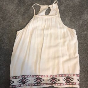 Abercrombie White Tank Top
